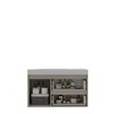 Ver imagem 3 de Gabinete para Banheiro 79cm x 50cm Califórnia 80 Cinza/Cimento