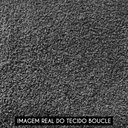 Ver imagem 5 de Sofá Namoradeira Base Industrial Preto Ana Bouclé Grafite - Ibiza