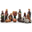 Ver imagem 1 de Presépio Natalino Estatueta Nascimento de Jesus com 11 Peças