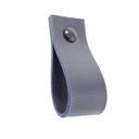 Ver imagem 1 de 03 Puxadores Doko Parafuso - Textura de Couro Azul Marinho:Preto