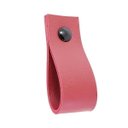 Ver imagem 1 de 03 Puxadores Doko Parafuso - Textura de Couro Vermelho:Preto