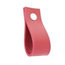 Ver imagem 1 de 03 Puxadores Doko Parafuso - Textura de Couro Vermelho:Branco