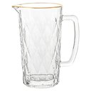 Ver imagem 2 de Jogo de Taças e Jarra Diamond Fio de Ouro 7 Peças - Hauskraft Premium