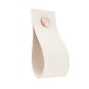 Ver imagem 1 de 03 Puxadores Doko Parafuso - Textura de Couro Creme:Rose Gold