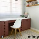 Ver imagem 3 de 03 Puxadores Doko Parafuso - Textura de Couro Creme:Rose Gold