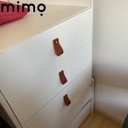 Ver imagem 7 de 03 Puxadores Doko Parafuso - Textura de Couro Creme:Cobre