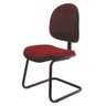 Cadeira Executiva Base Fixa Em S Linha Office Vermelho - 1