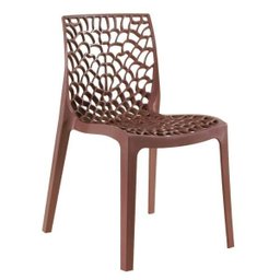 Kit 10 Cadeiras Gruvyer - Marrom - 12