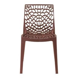 Kit 10 Cadeiras Gruvyer - Marrom - 14