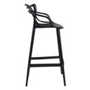 Ver imagem 4 de Kit - 2 X Banquetas Altas Masters Allegra - Preto