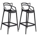 Ver imagem 2 de Kit - 2 X Banquetas Altas Masters Allegra - Preto