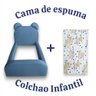 Cama Montessoriana Juvenil Menino Confortável Soft com Colchão Azul - 2