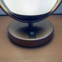 Ver imagem 4 de Abajur Luminaria de Mesa Moderno Oval com Globo 12cm Decoração Casa Sala Quarto Escritório