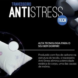 Travesseiro Altenburg Antistress Branco - 50cm x 70cm - 4