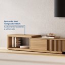 Ver mais imagens de Rack para Tv até 75 Polegadas Extensível até 304cm Portas Ripadas Aruá CabeCasa MadeiraOriginals