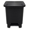 Lixeira 25 Litros Com Pedal Preta LAR PLAST - 1