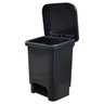 Lixeira 25 Litros Com Pedal Preta LAR PLAST - 3
