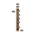 Ver imagem 2 de Modulo Cantoneira para Guarda-roupa Safira em Mdf com 4 Prateleiras Clic Móveis