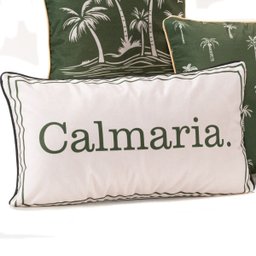 Kit Trio de Almofadas Verano Estampadas Cheias em Veludo Suede com Enchimento em Refil Silicone - de - 2