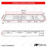 Canal Calha Organizador Úmida de Cozinha Preto Aço Inox 304 com 5 Módulos - Tubrax - 3