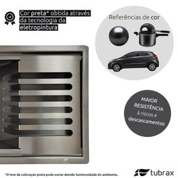 Canal Calha Organizador Úmida de Cozinha Preto Aço Inox 304 com 5 Módulos - Tubrax - 6