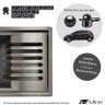 Canal Calha Organizador Úmida de Cozinha Preto Aço Inox 304 com 5 Módulos - Tubrax - 6