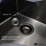 Cuba Cozinha Gourmet Preta Inox 304 Com Válvula - Tubrax - 4