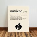 Ver imagem 6 de Kit 3 Quadro Decorativo Nutrição Consultório Nutricionista 40x28cm