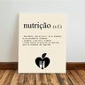 Kit 3 Quadro Decorativo Nutrição Consultório Nutricionista 40x28cm - 6