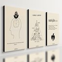 Ver imagem 1 de Kit 3 Quadro Decorativo Nutrição Consultório Nutricionista 40x28cm