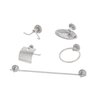 Kit P/banheiro Agata 5 Pecas (inox/aluminio/latao) Fort - 3