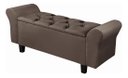 Ver imagem 3 de Recamier Baú para Cama Casal 1,30m Lara Premium Estilo Decorativo Closet Estofado Cor Marrom