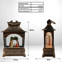 Ver imagem 6 de Luminaria Lanterna Natalina Sagrada Familia Usb 25cm