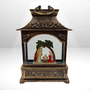 Ver imagem 3 de Luminaria Lanterna Natalina Sagrada Familia Usb 25cm