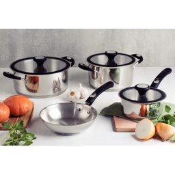 Jogo de Panelas Solar Silicone Inox Fundo Triplo 4 Pc Tramontina - 2