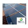 Placa Coletor Solar Inox Banho 200x100 Ribsol - 2