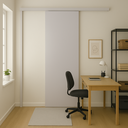 Ver imagem 1 de Porta de Correr Laqueada Branca  c/Kit 210x80 Completa