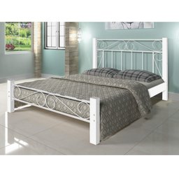 Cama Casal Rustic Florença Espresso Móveis - 1