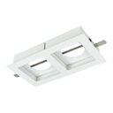 Ver imagem 1 de Spot Embutir Duplo Recuado Direcionável M190-2 para Lâmpada Dicroica 18x9cm Branco