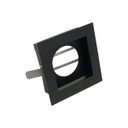 Ver imagem 2 de Spot Embutir Quadrado Recuado Direcionável M190 para Lâmpada Dicroica 9x9cm Preto