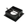 Spot Embutir Quadrado Recuado Direcionável M190 para Lâmpada Dicroica 9x9cm Preto - 3