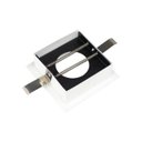 Ver imagem 3 de Spot Embutir Quadrado Recuado Direcionável M190 para Lâmpada Dicroica 9x9cm Branco com Preto