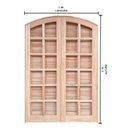 Ver imagem 5 de Porta Balcão de Abrir / Abrir de Madeira Padrão Cedro em Arco Bat.14 Cm- 2.15 (a) X 1.50 (l)