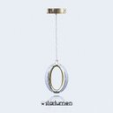 Ver imagem 6 de Pendente Lustre Zero Oval C/ Led Integrado Multicor Lus-26 St3136