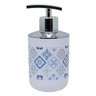 CONJUNTO ACESSÓRIOS DE BANHEIRO E LAVABO KIT 6 PEÇAS LIXEIRA:Azulejo Português - 6
