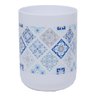 CONJUNTO ACESSÓRIOS DE BANHEIRO E LAVABO KIT 6 PEÇAS LIXEIRA:Azulejo Português - 3