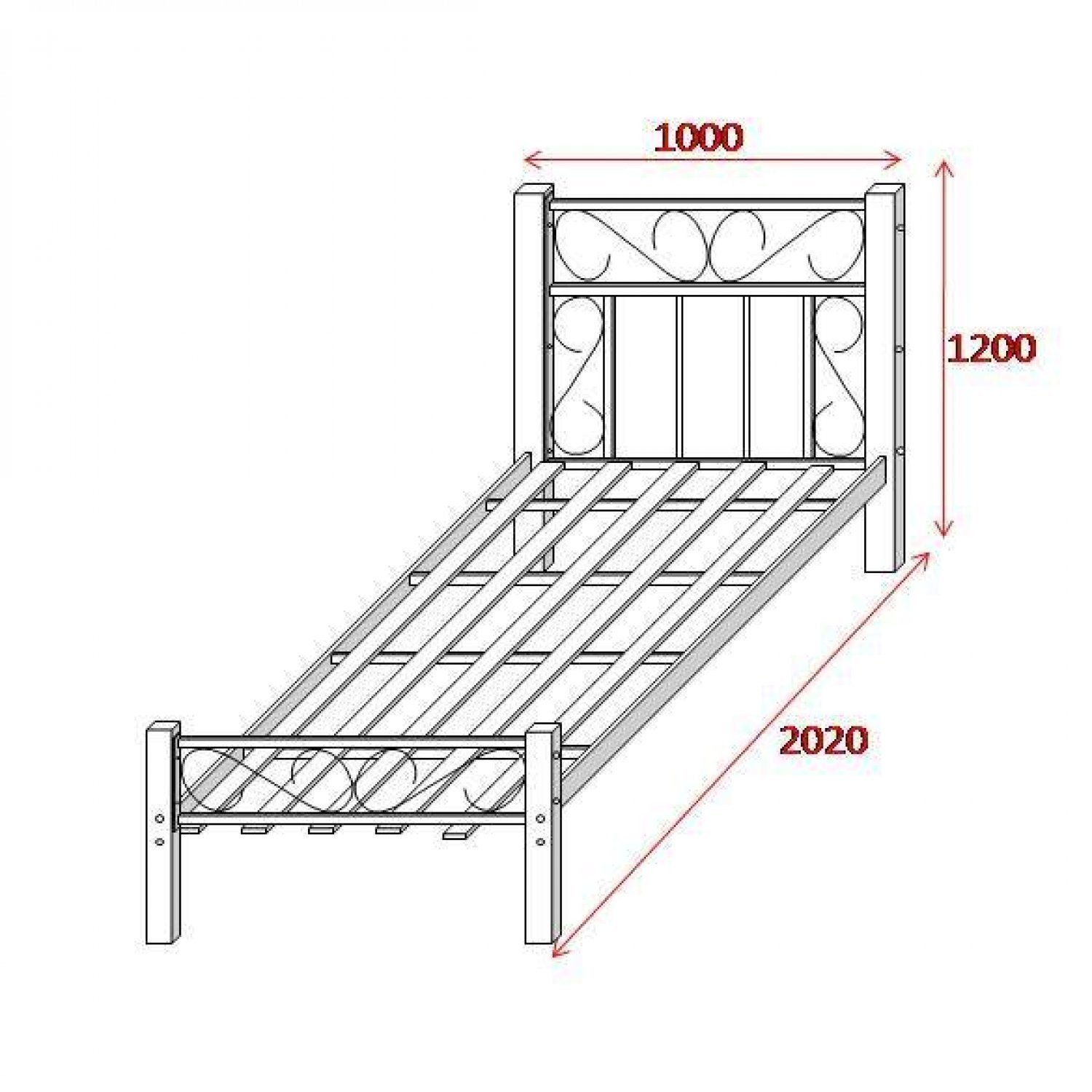 Cama Solteiro Rustic Florença Espresso Móveis - 3