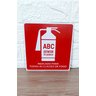 Placa de Sinalização Extintor Abc Pó Quimico 20x20 Todas - 3