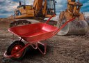 Ver imagem 7 de Carrinho De Mão 45litros Com Caçamba Metálica Vermelho
