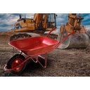 Ver imagem 7 de Carrinho De Mão 45litros Com Caçamba Metálica Vermelho